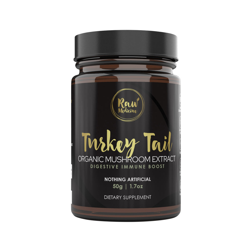 Raw Medicine Organic Mushroom Extract Turkey Tail 50g