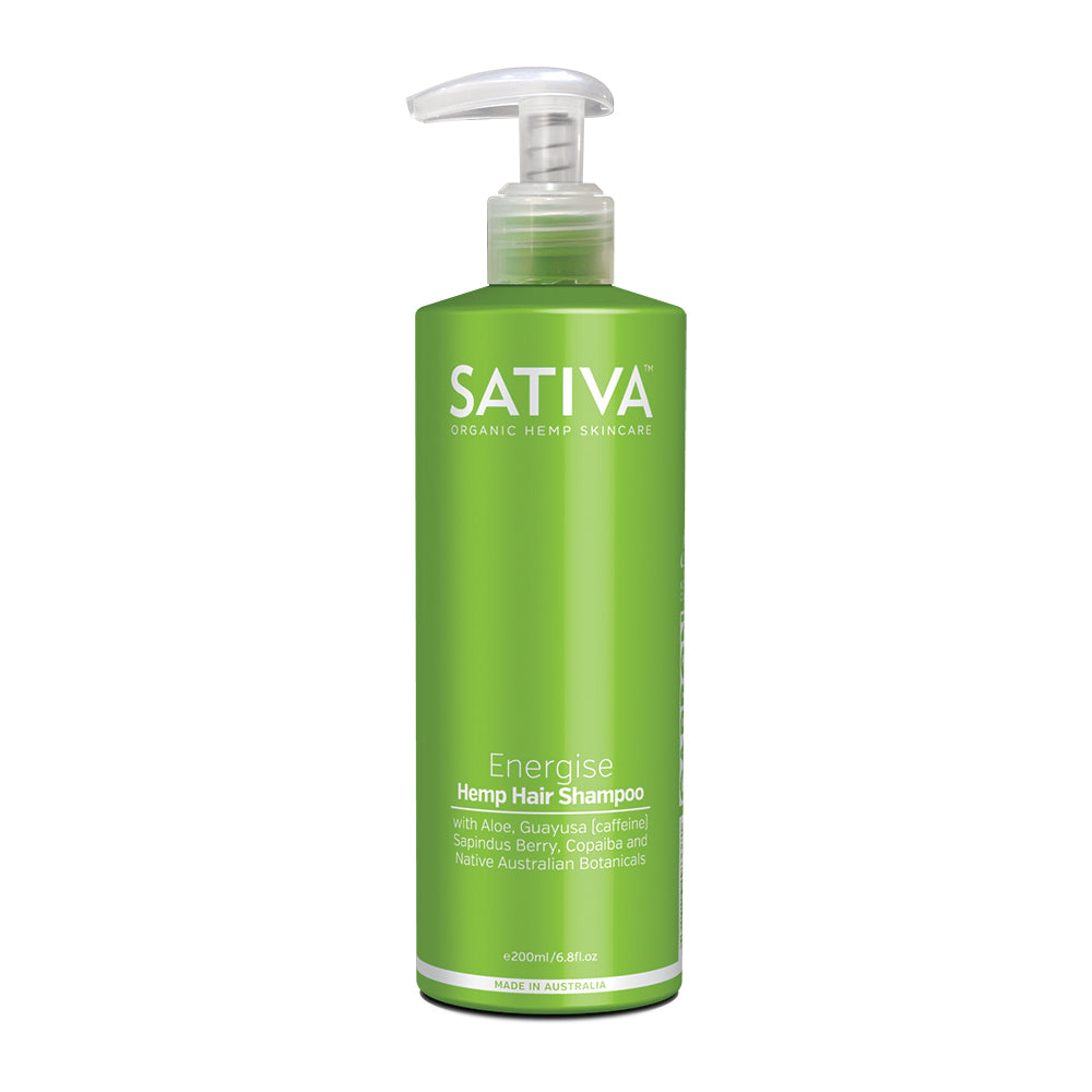 Sativa Organic Hemp Hair Shampoo Energise 200ml