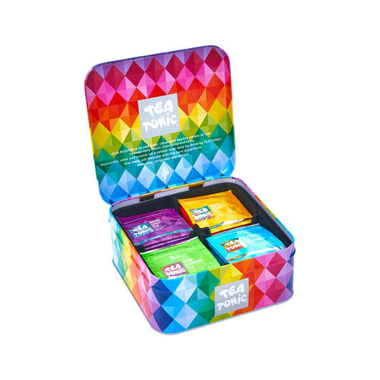 Tea Tonic Gourmet Tin Tea Chest Mini x 32 Tea Bags