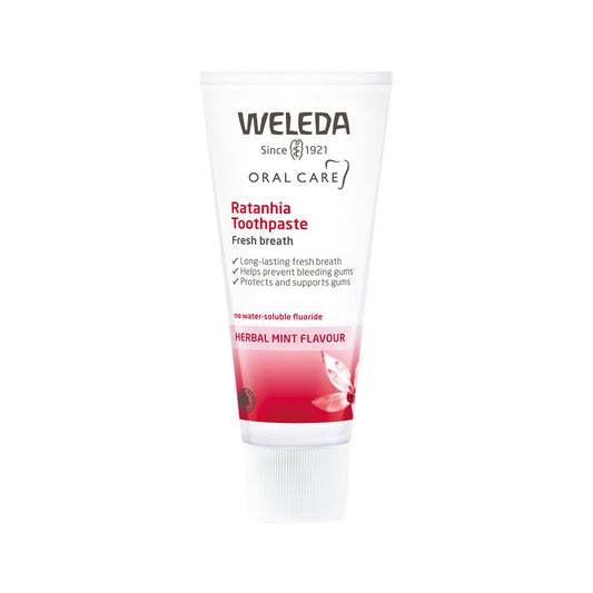 Weleda Oral Care Organic Toothpaste Ratanhia (Herbal Mint Flavour) 75ml